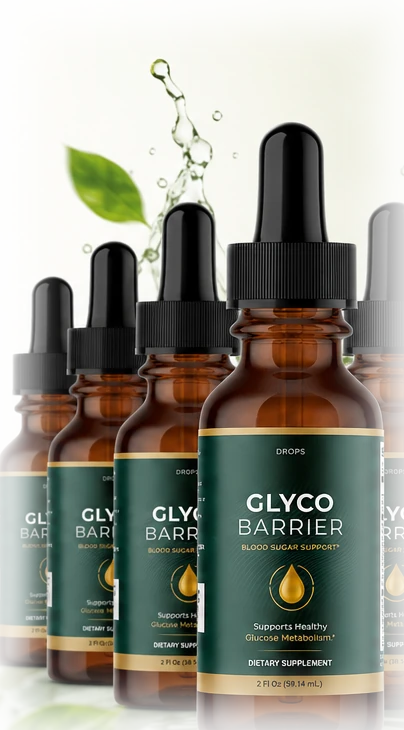 GlycoBarrier blood sugar support drops, bottle group